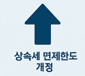 상속세 면제한도 개정
