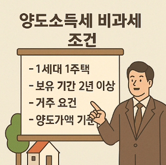 양도소득세 비과세 조건
