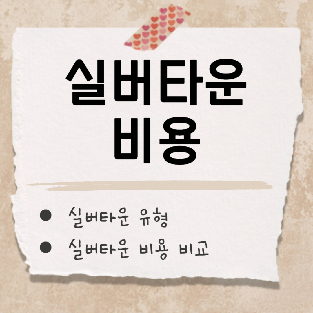 노인 실버타운 비용 썸네일