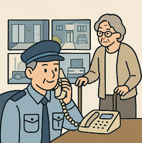 아파트 경비원 업무