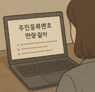 주민등록번호 변경 절차