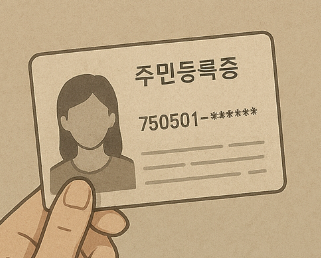 주민등록번호 변경