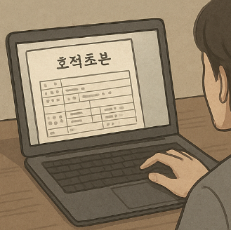 호적초본 열람