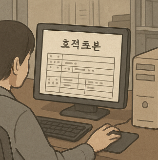 호적초본 인터넷 발급