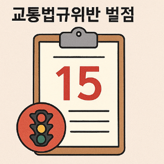 교통법규위반 벌점