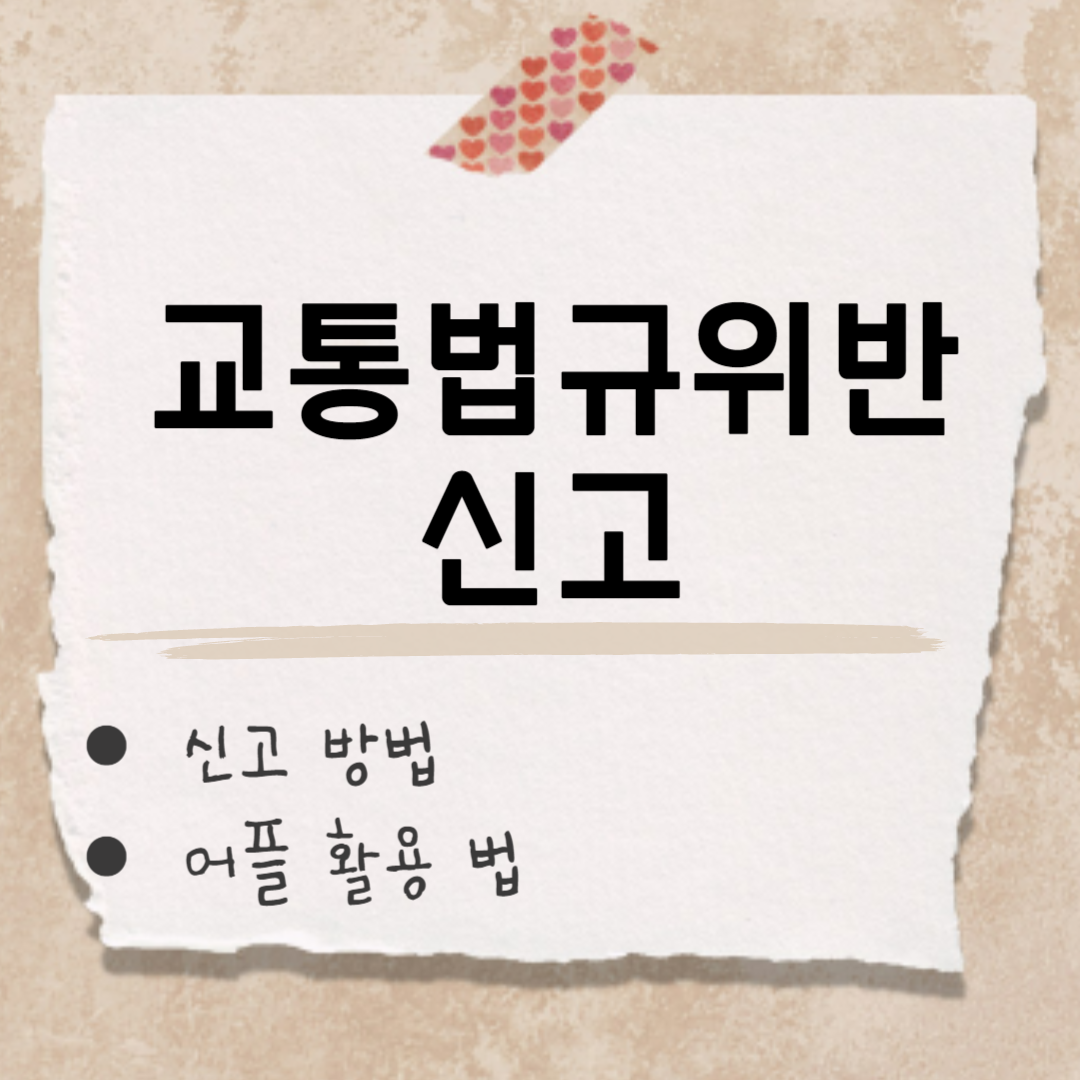 교통법규위반 신고 썸네일