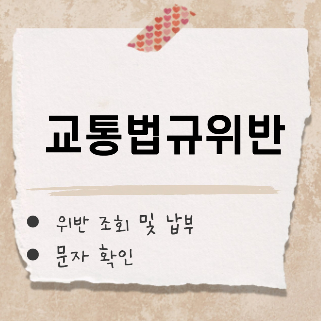교통법규위반 썸네일