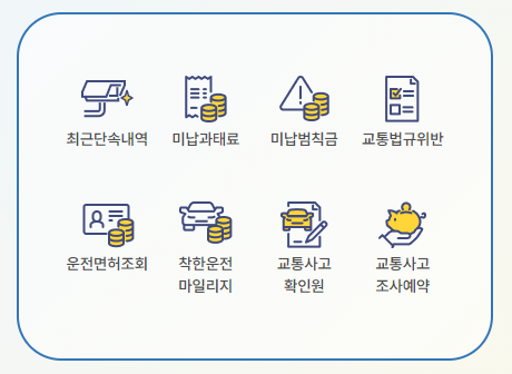 교통법규위반 조회