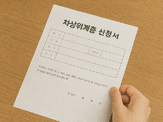 차상위꼐층 신청 서류
