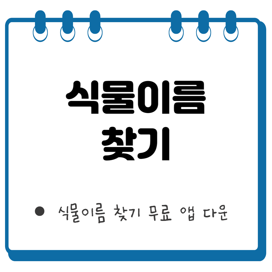 식물이름 찾기 썸네일