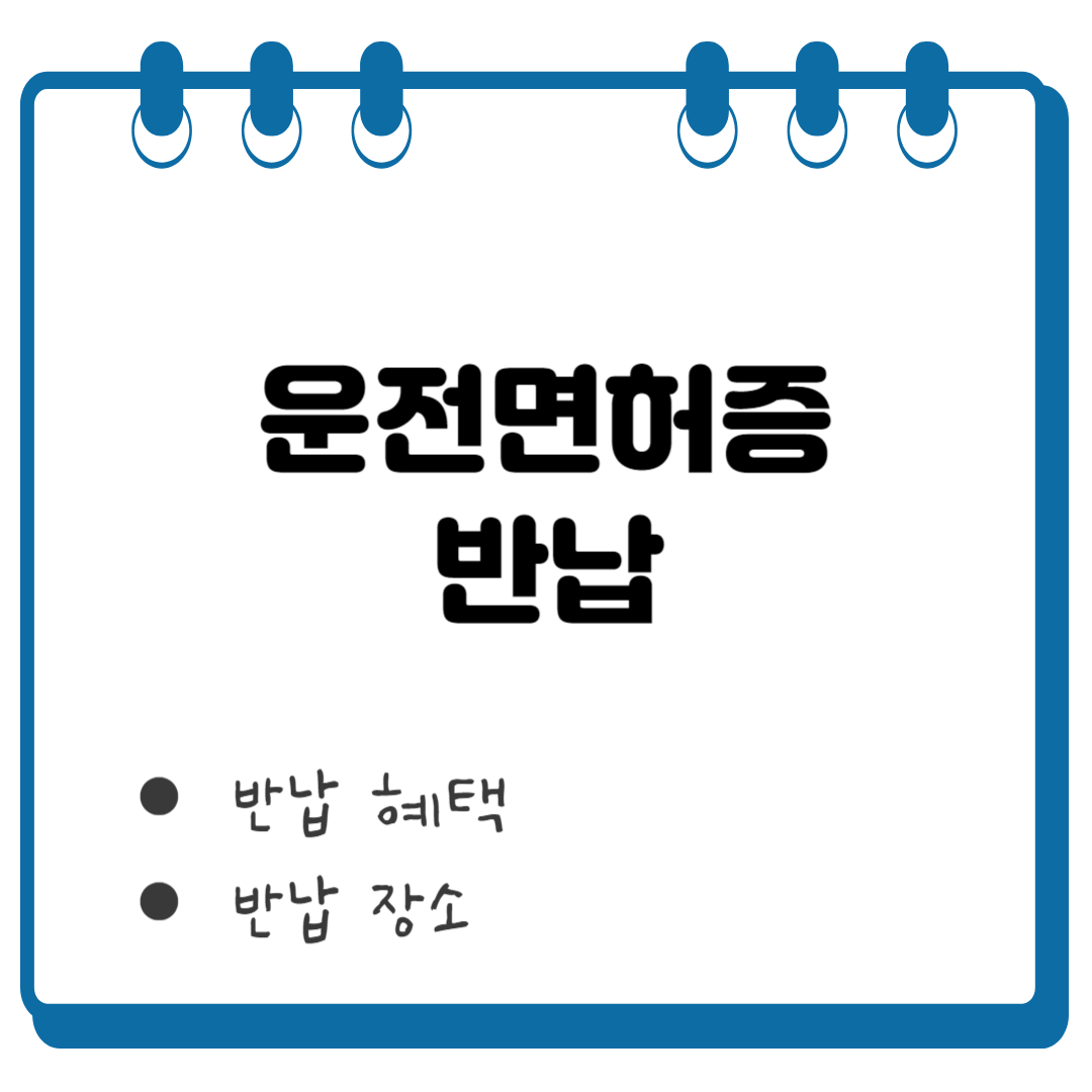 운전면허증 반납 썸네일