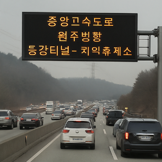 중앙고속도로 교통상황