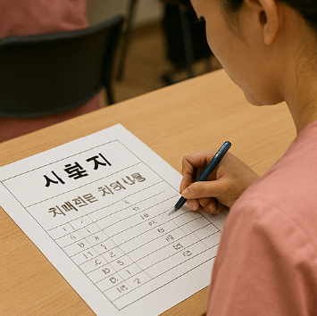 치매교육 시험