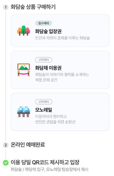 화담숲 예매 절차