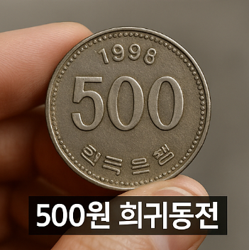 500원 희귀동전 년도 가격