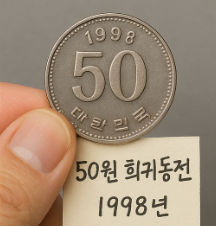 50원 희귀동전 년도 가격