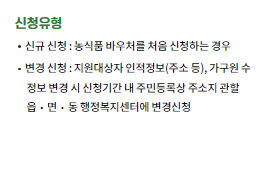 농식품바우처 신청 과정