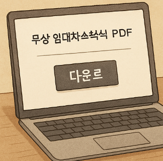 무상 임대차 계약서 양식 pdf