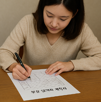 무상 임대차 계약서 작성