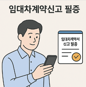 임대차계약신고 필증 발급