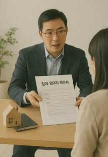임대차신고 필증 발급 주민센터