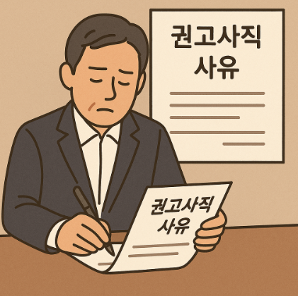 권고사직 사직서 썸네일