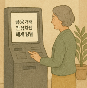 금융거래 안심차단 해제 후 할일