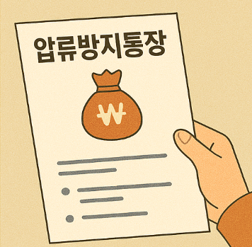 압류방지통장 조건