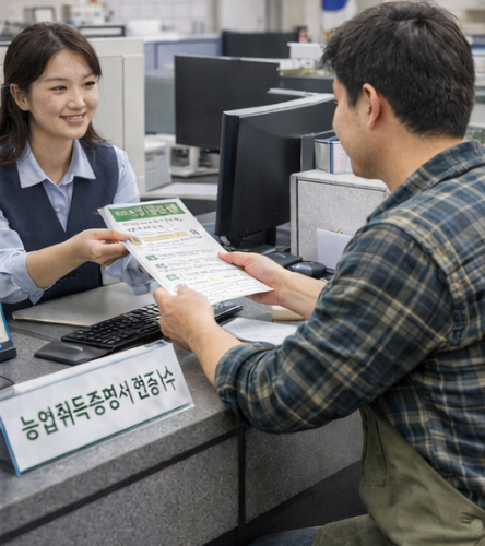 농취증 발급 오프라인
