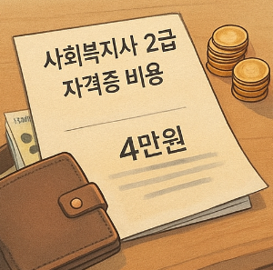 사회복지사 2급 자격증 취득 비용