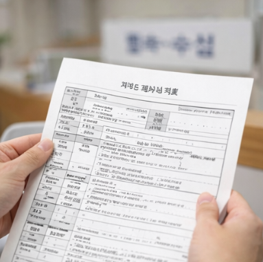 요양급여의뢰서