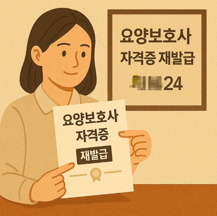 요양보호사 자격증 재발급 썸네일