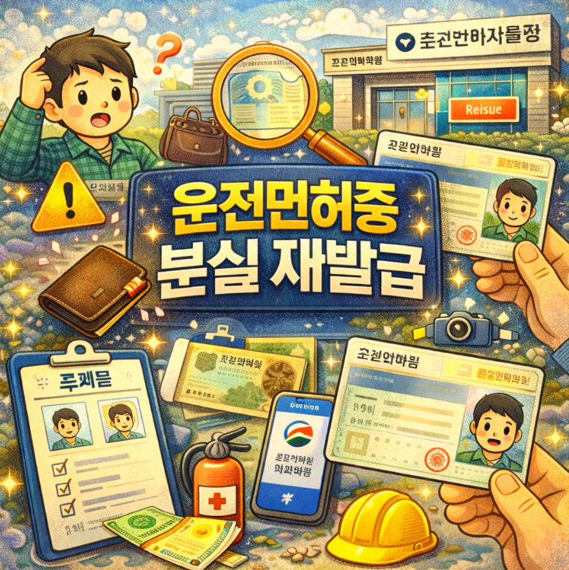 운전면허증 분실 재발급 썸네일