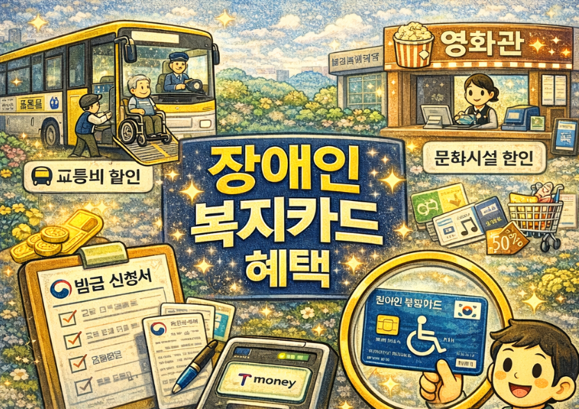 장애인 복지카드 혜택 썸네일