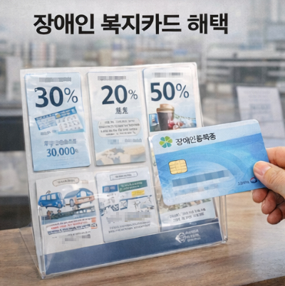 장애인 복지카드 혜택
