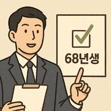 정년연장 시행시기 68년생