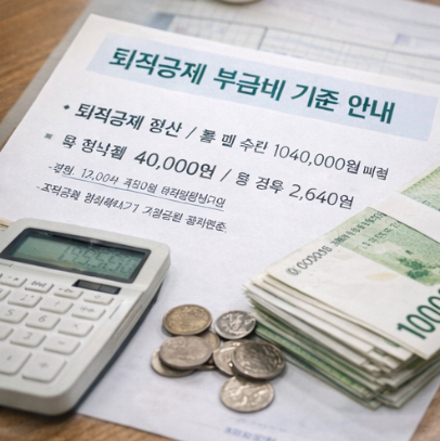 퇴직공제 부금비 기준