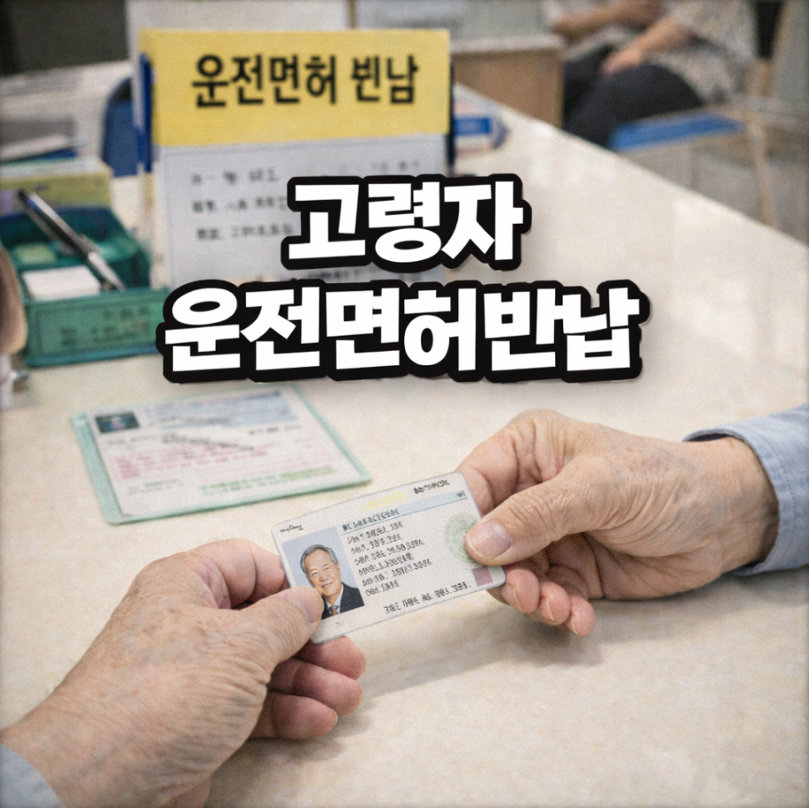 고령자 운전면허 반납 썸네일