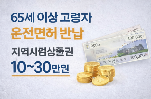 고령자 운전면허 반납 혜택