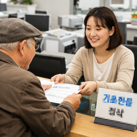 기초연금 수급 확인서 활용