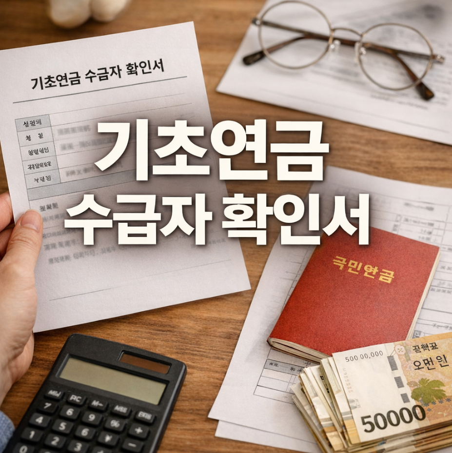 기초연금 수급자 확인서 썸네일