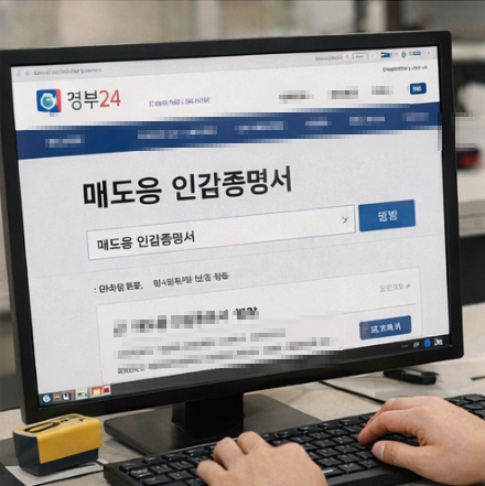 매도용 인감증명서 인터넷 발급