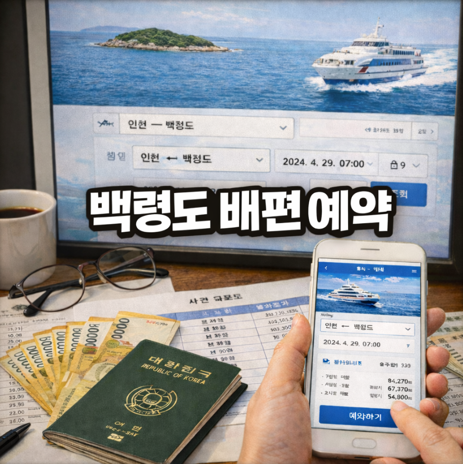 백령도 배편 예약 썸네일