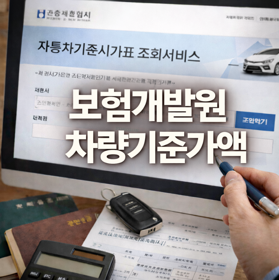보험개발원 차량기준가액 썸네일
