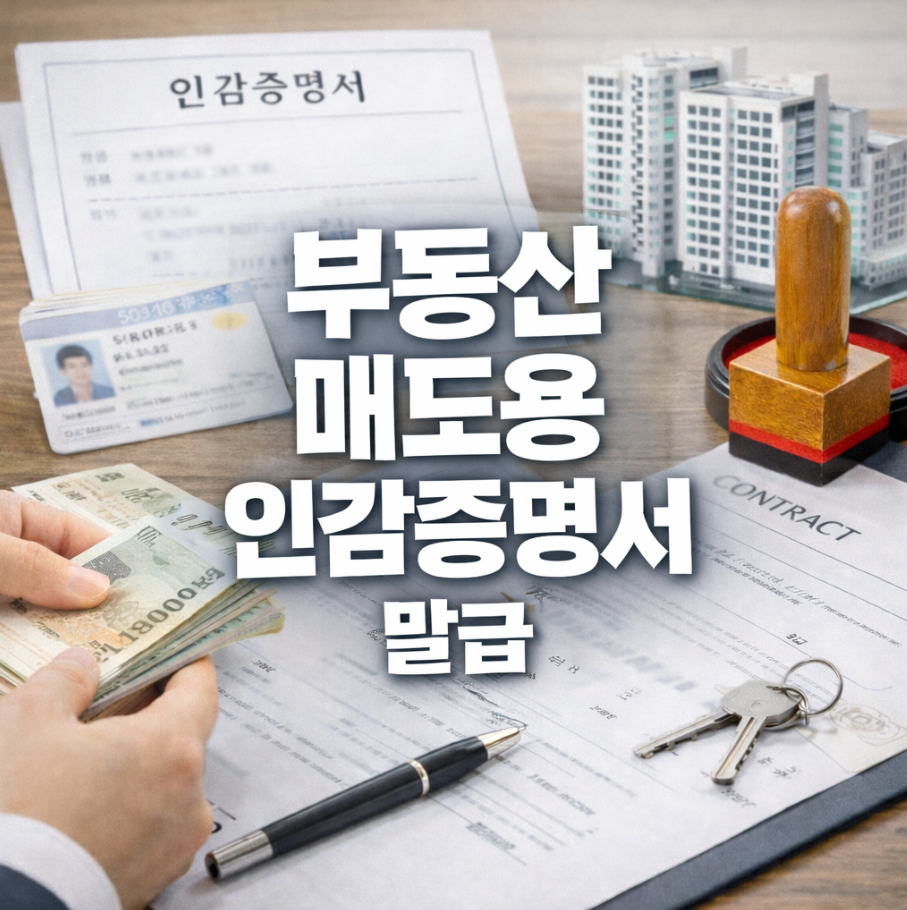 부동산 매도용 인감증명서 발급 썸네일