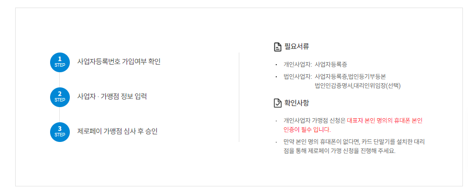 제로페이 가맹점 등록