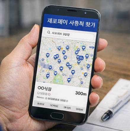 제로페이 사용처 찾기