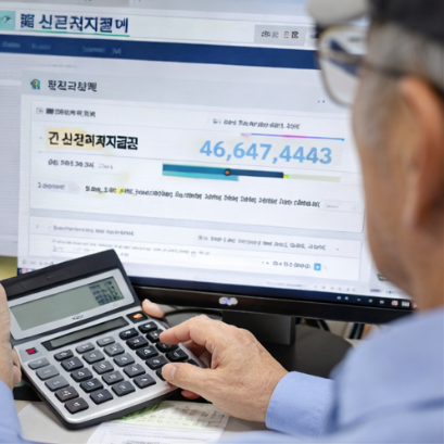 통합연금포털 퇴직금 조회