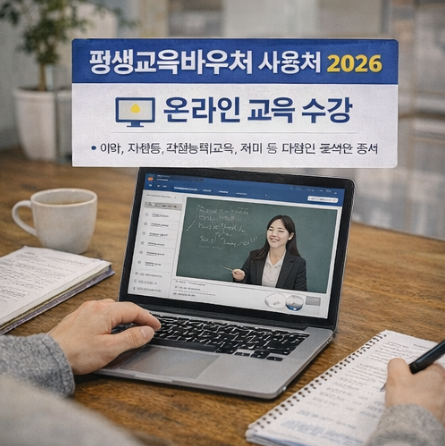 평생교육바우처 사용처 2026