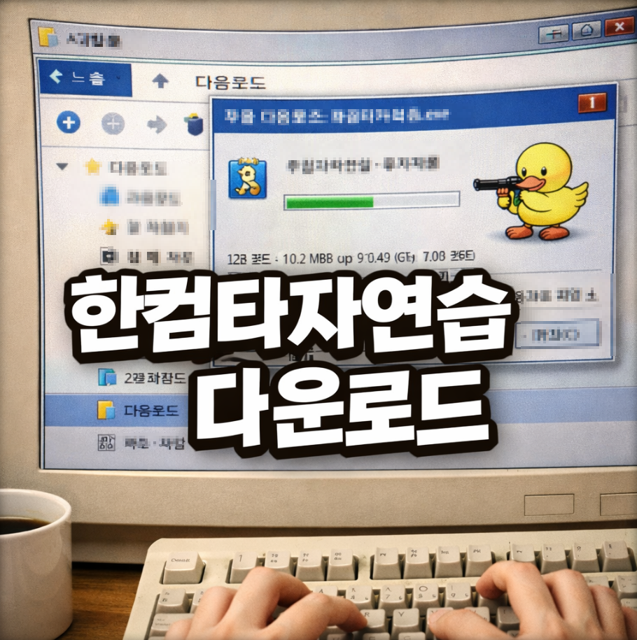 한컴타자연습 다운로드 썸네일